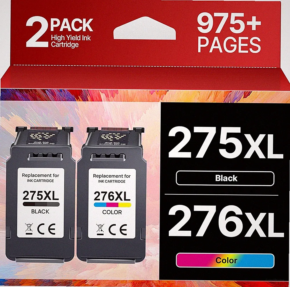 PG-275XL CL-276XL Replacement for Canon 275 and 276 Ink Cartridges for Canon Ink