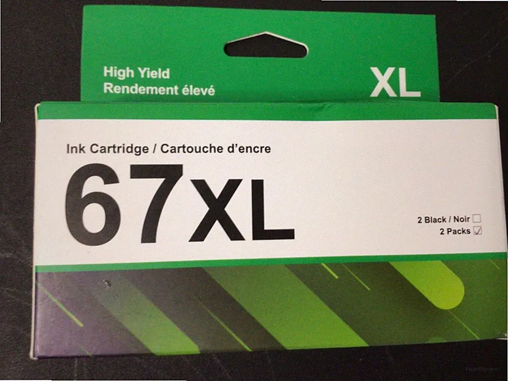 TECKKIN 67XL Black & Magenta Ink Cartridges for HP DeskJet Envy Pro