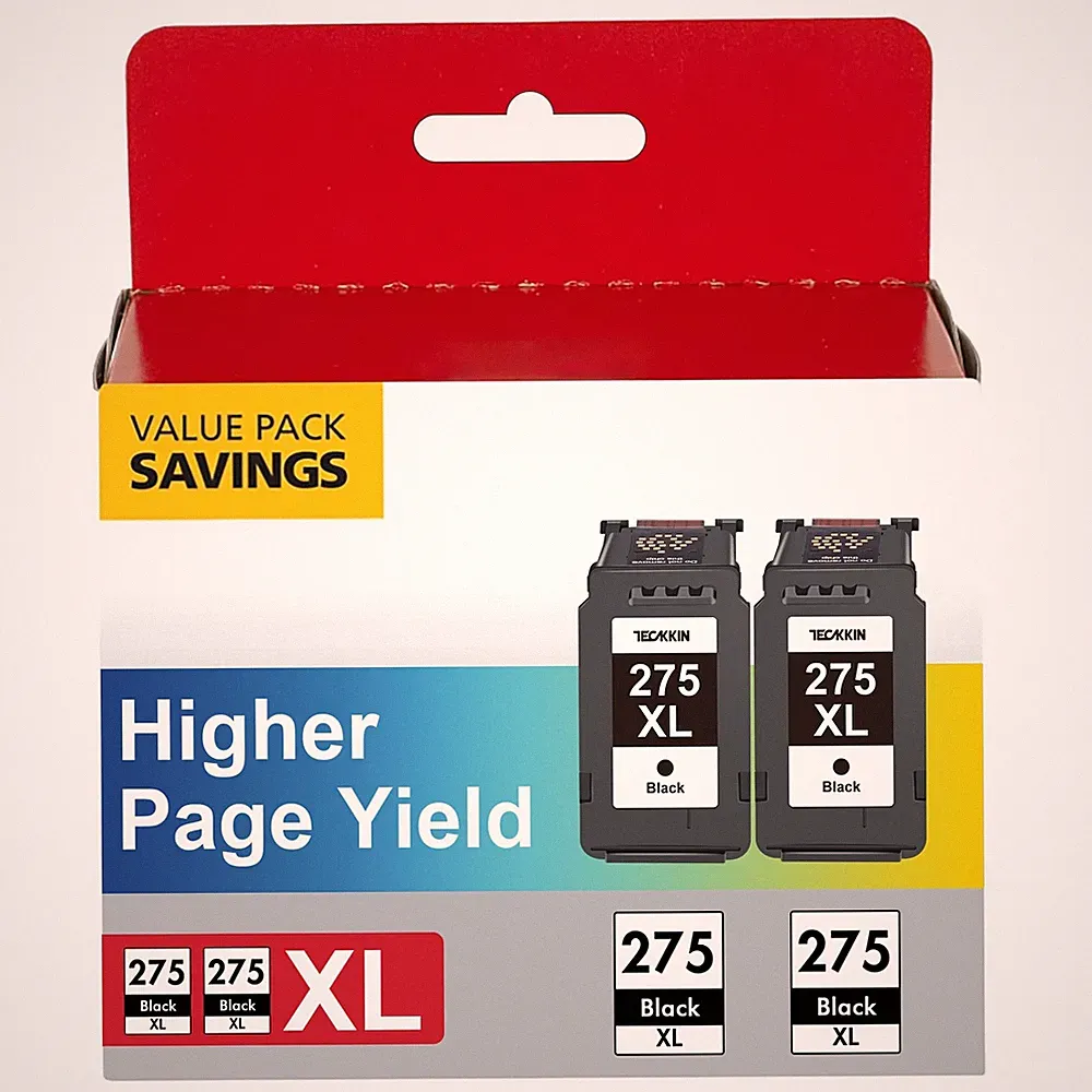 TECKKIN PG-275 Black Ink Cartridge 275XL High Capacity Replacement for Canon...
